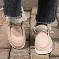 Flat warm cotton shoes cross-border ladies flat shoes