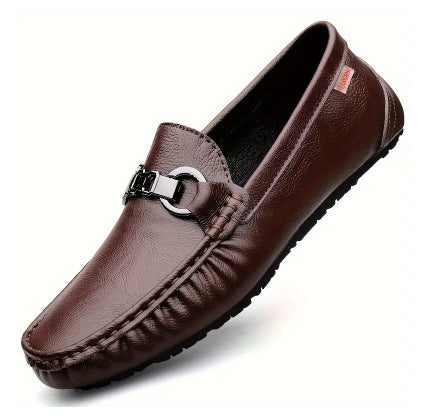 Mens Soft-soled Versatile Breathable Leather Casual Shoes