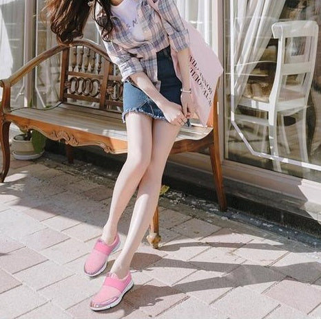 Lightweight Ladies Single Shoes Breathable Fashion Casual Shoes