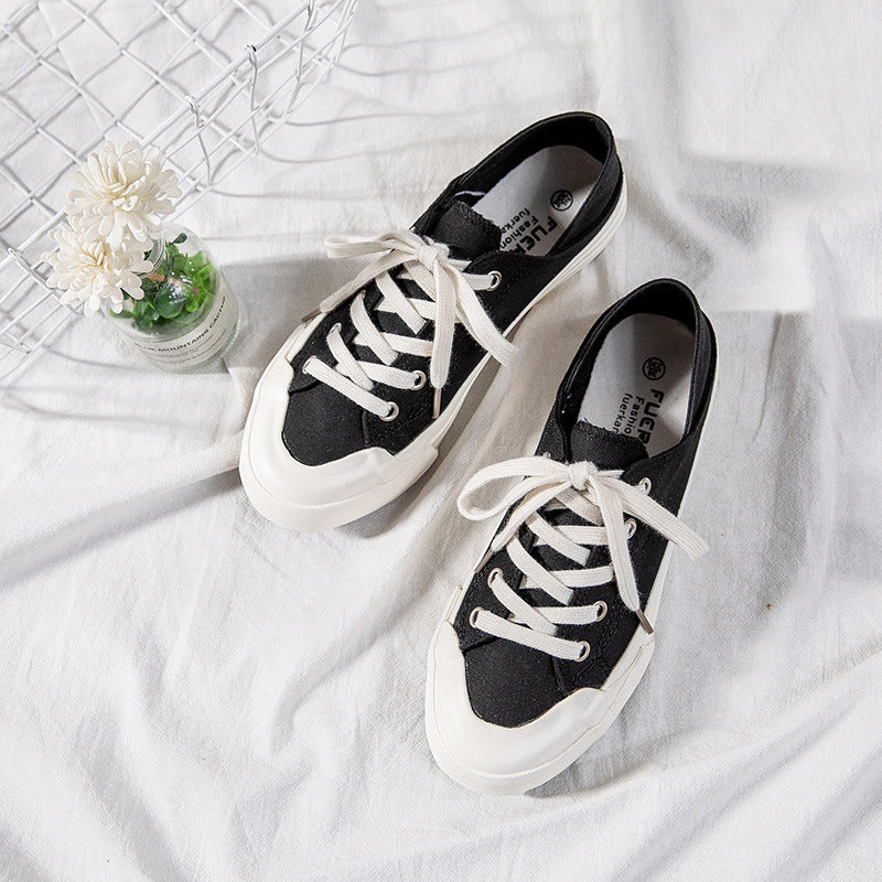 Fashion Ladies Low-top Canvas Shoes
