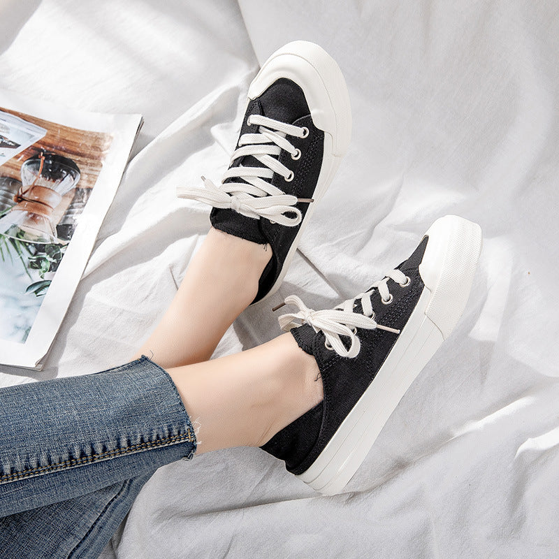 Fashion Ladies Low-top Canvas Shoes