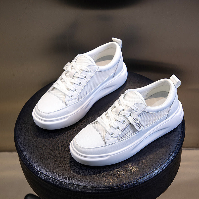Platform white shoes ladies sports casual shoes