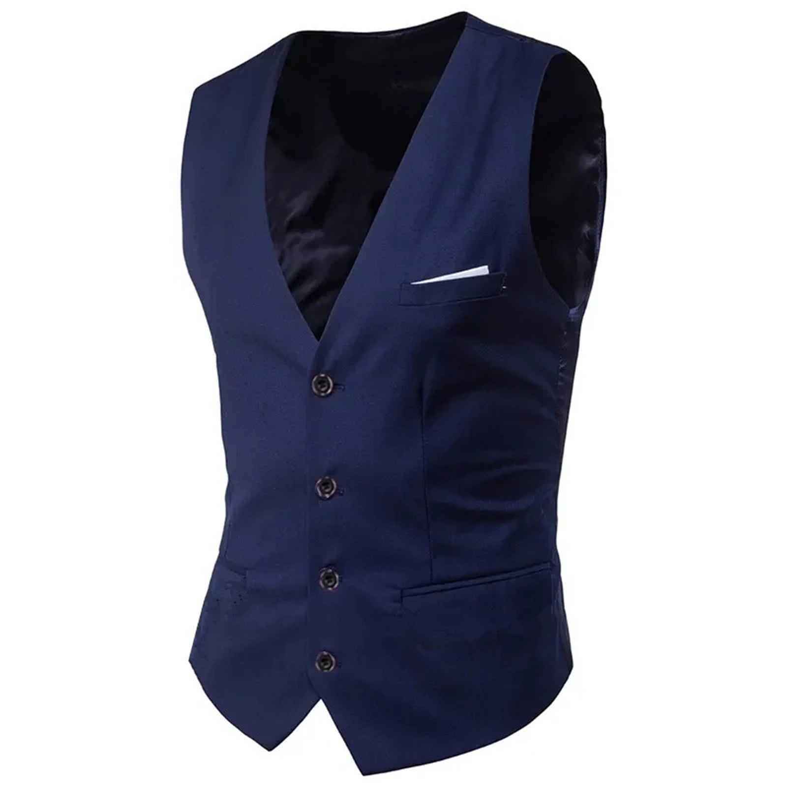 Mens Suit Vest Korean-style Suit Waistcoat