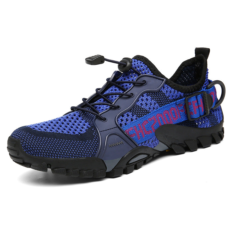 Mens Outdoor Flyknit Casual Hiking Shoes