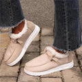 Ladies flat warm cotton shoes