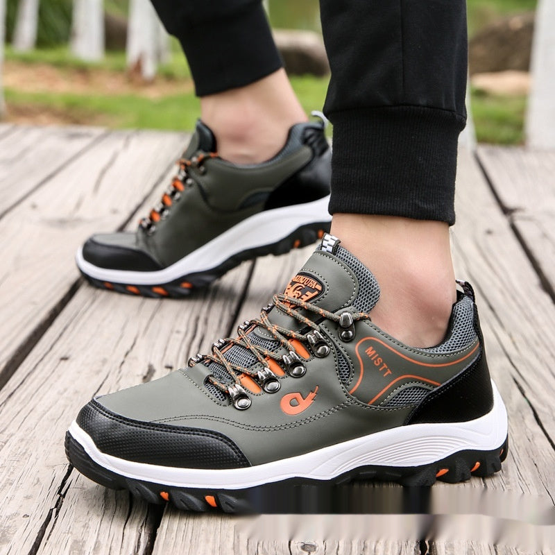 Mens Color-Block Hiking Shoes For Spring And Summer Outdoor Adventures
