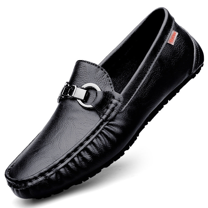 Mens Soft-soled Versatile Breathable Leather Casual Shoes