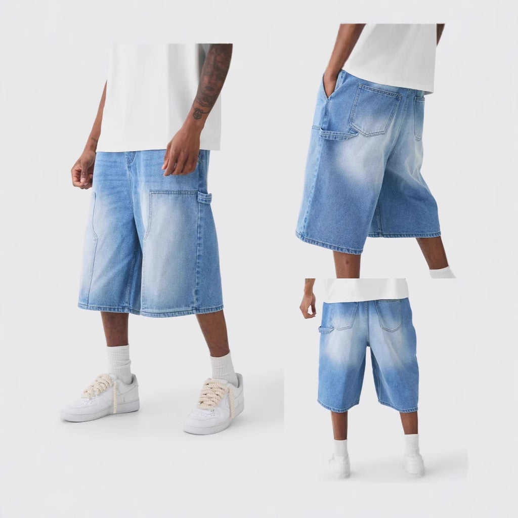 Mens Stylish Casual Denim Shorts