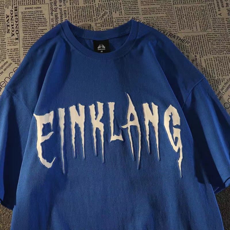 100 Cotton Summer Fashion Brand Letters Spider Web Printed Short Sleeve T-shirt Young And Older Boys And Girls Clothes Children's Clothing Kids