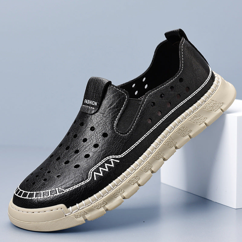 Mens Breathable Hollowed Out Casual Shoes For Summer