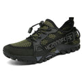 Mens Outdoor Flyknit Casual Hiking Shoes