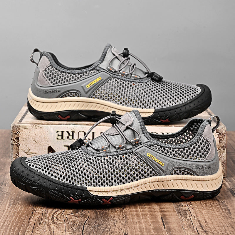 Mens Casual Shoes Summer Mesh Shoes Outdoor Footwear