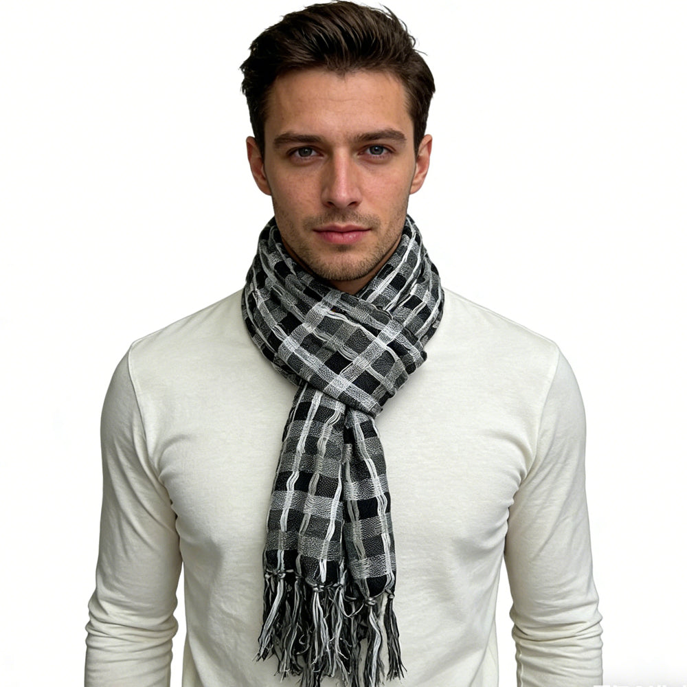 2pcs Grey Leopard Printed Square Scarf , Minimalist Head Scarf ,Luxe Look For Evening Wear,Scarf,vacation,daily Life,evening Party,Office Appropriate Subtlety For Women Men