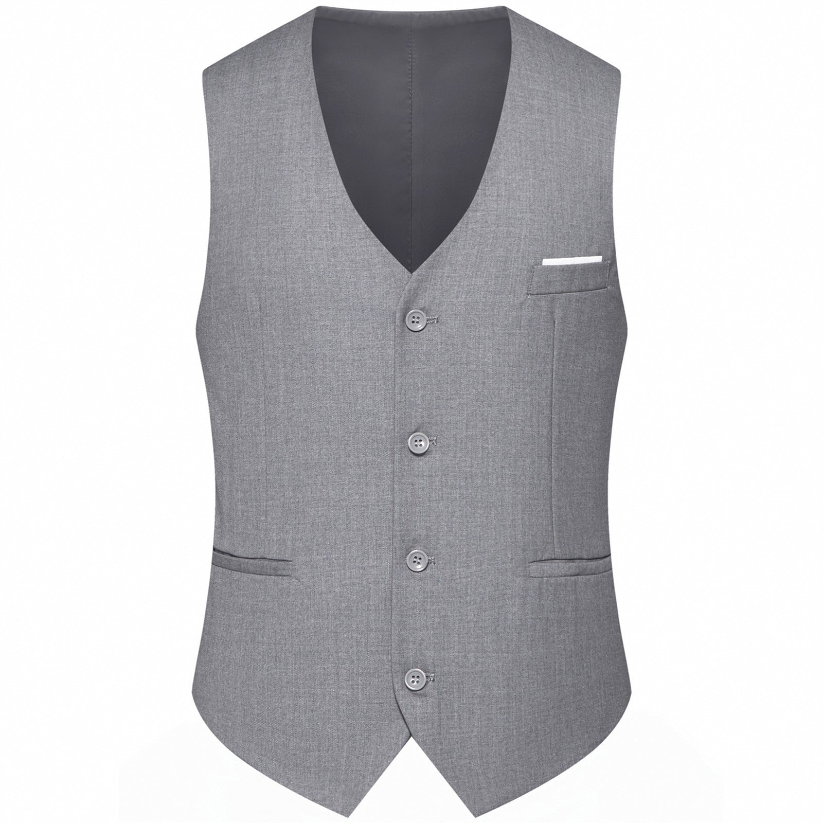 Mens Suit Vest Korean-style Suit Waistcoat