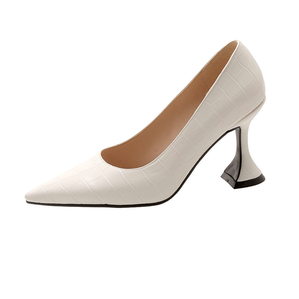 Womens Minimalist Pointed-toe High Heels