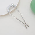 Fashion All-match Simple Pearl U-shaped Hair Clasp