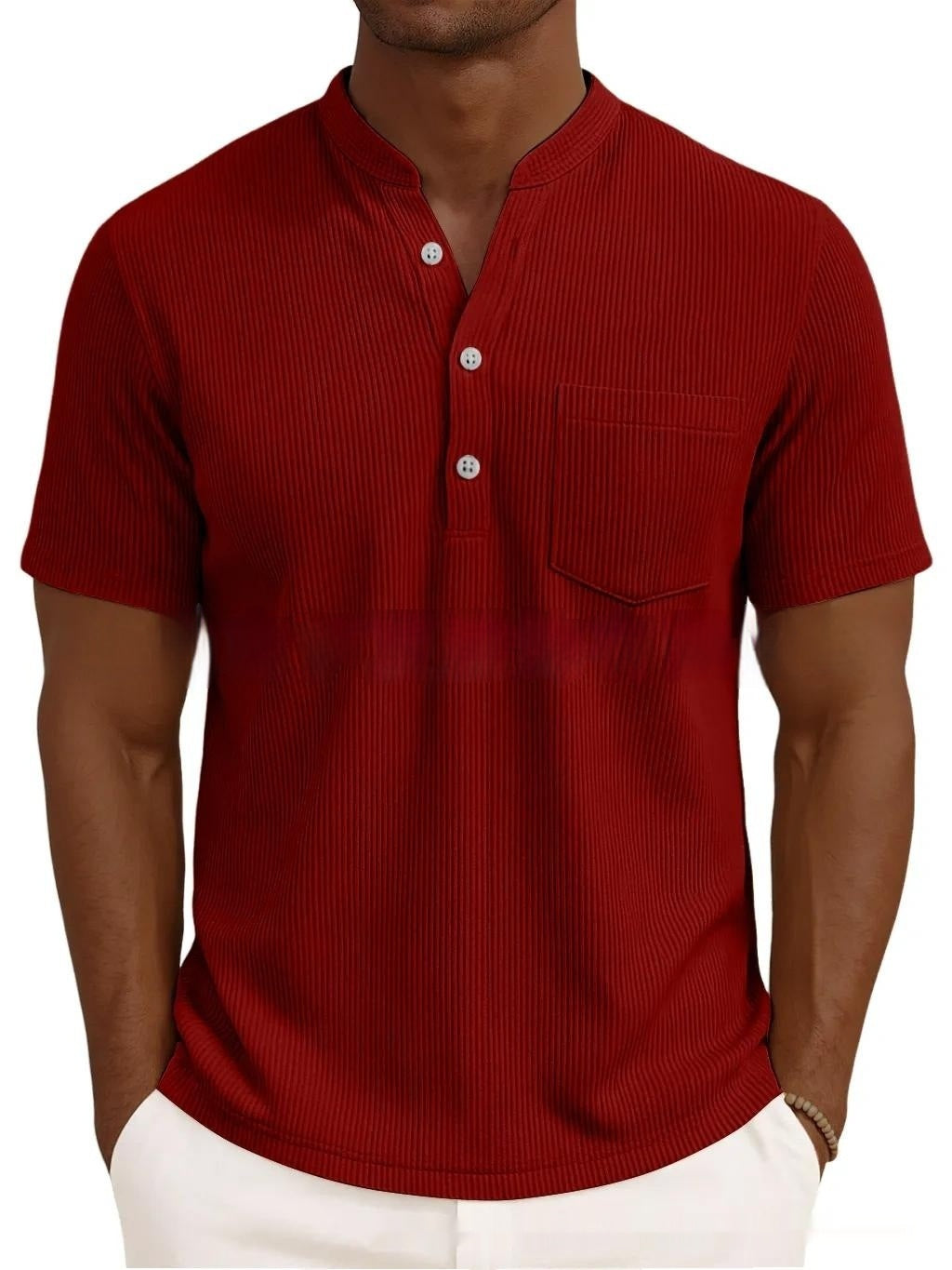 Summer Candy Colored Mens Knitted Sweater