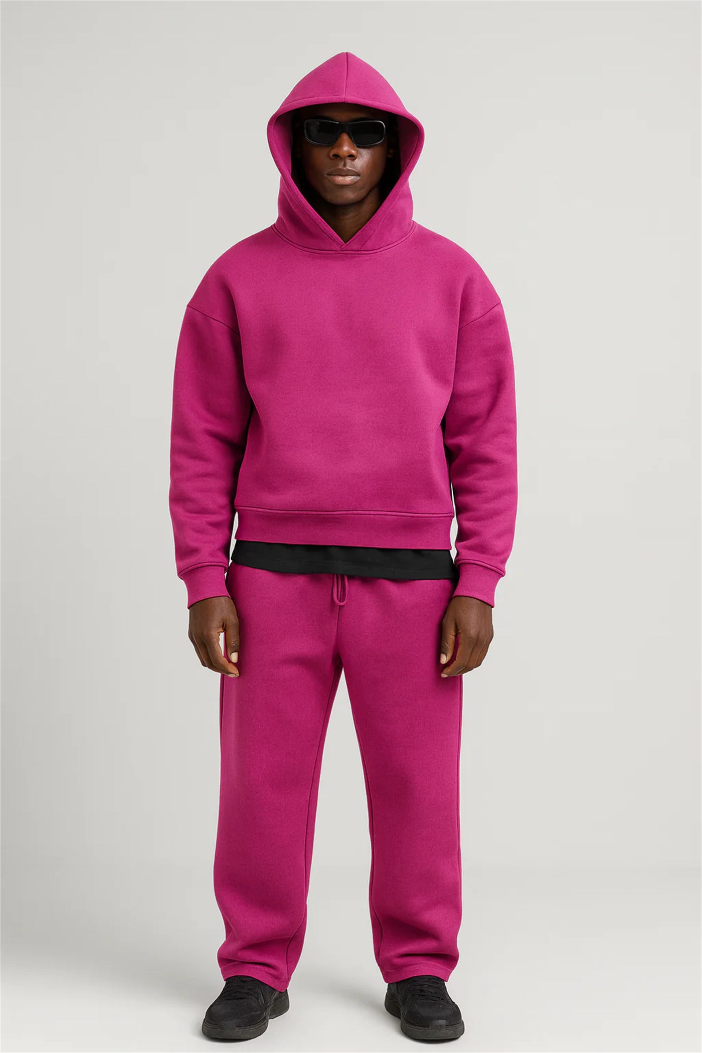 Oversized Two-piece Men's Sportswear Suit