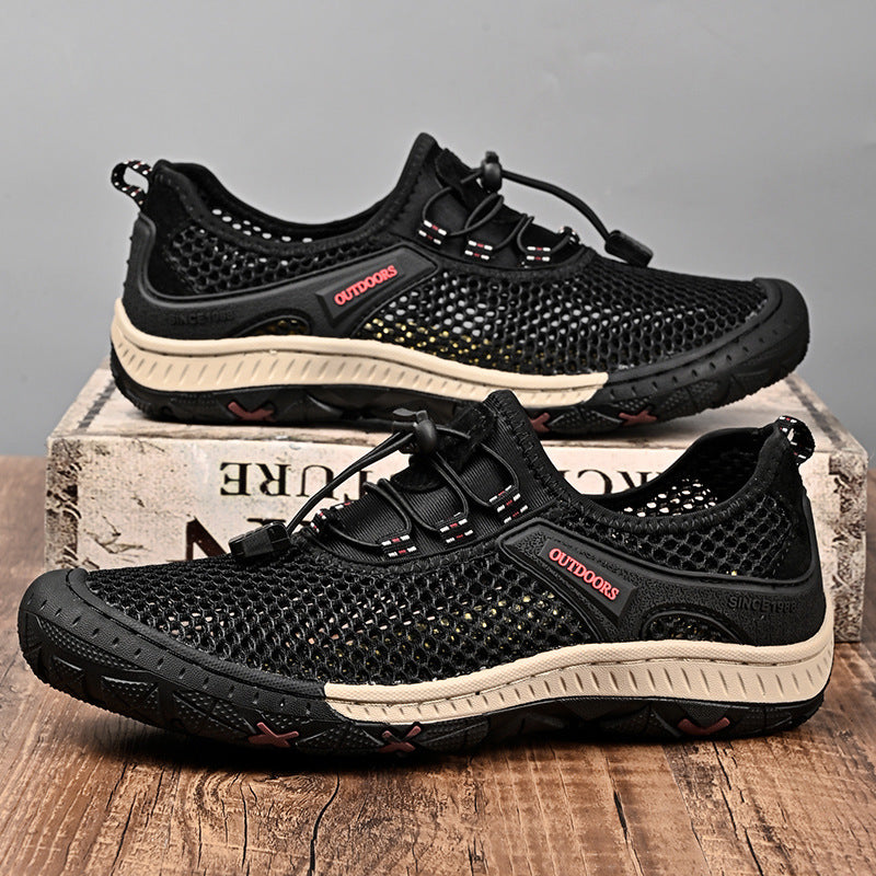 Mens Casual Shoes Summer Mesh Shoes Outdoor Footwear