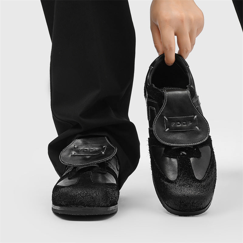 Mens Ultra-minimalist Boxing Shoes And Trendy English Derby Shoes