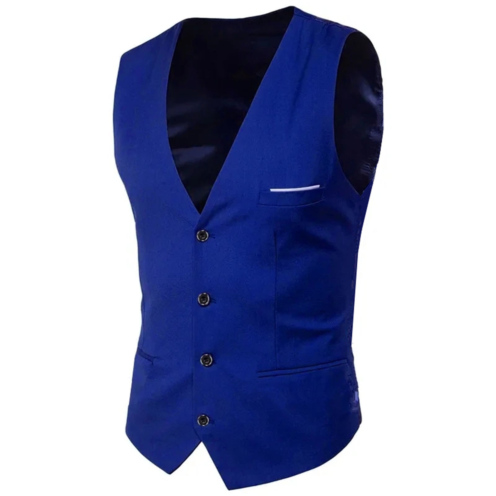 Mens Suit Vest Korean-style Suit Waistcoat