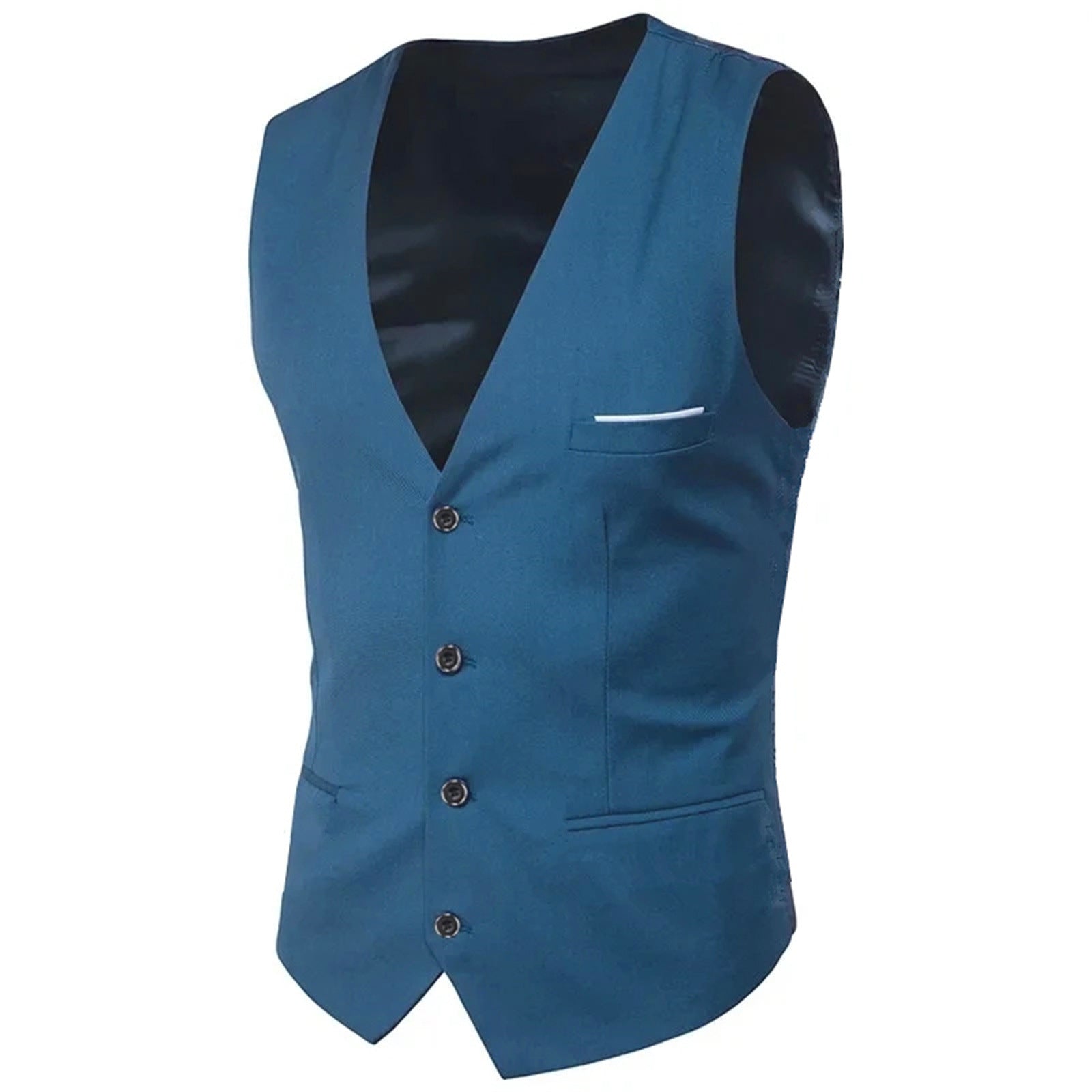 Mens Suit Vest Korean-style Suit Waistcoat