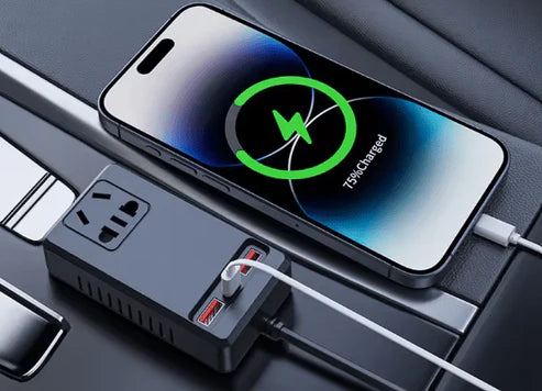 C12 - Intelligent Car Power Inverter with USB Ports