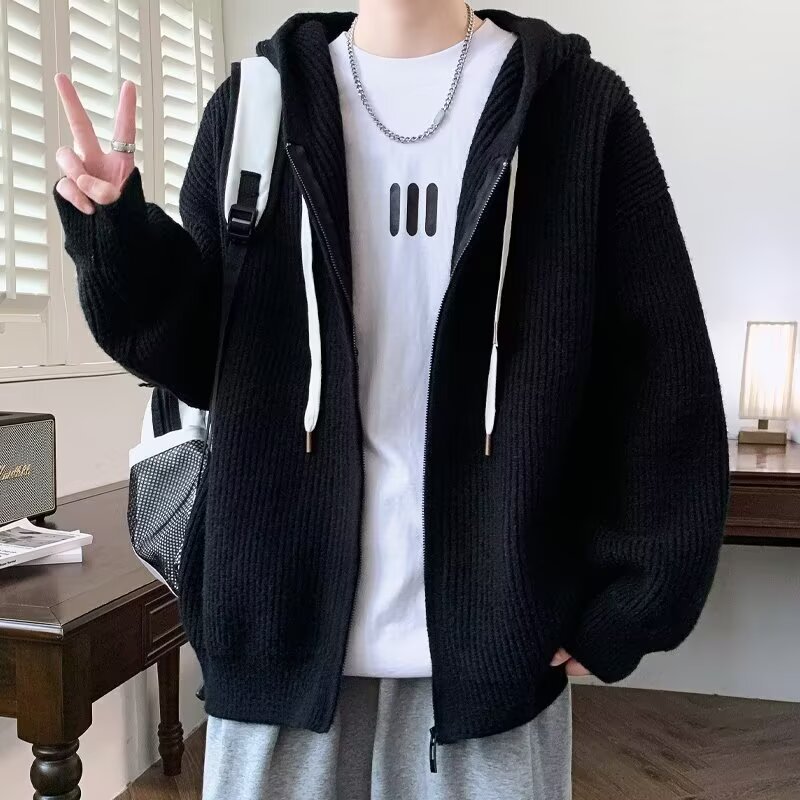 Stylish Cardigan Sweater Jacket For MenAutumnWinter Style