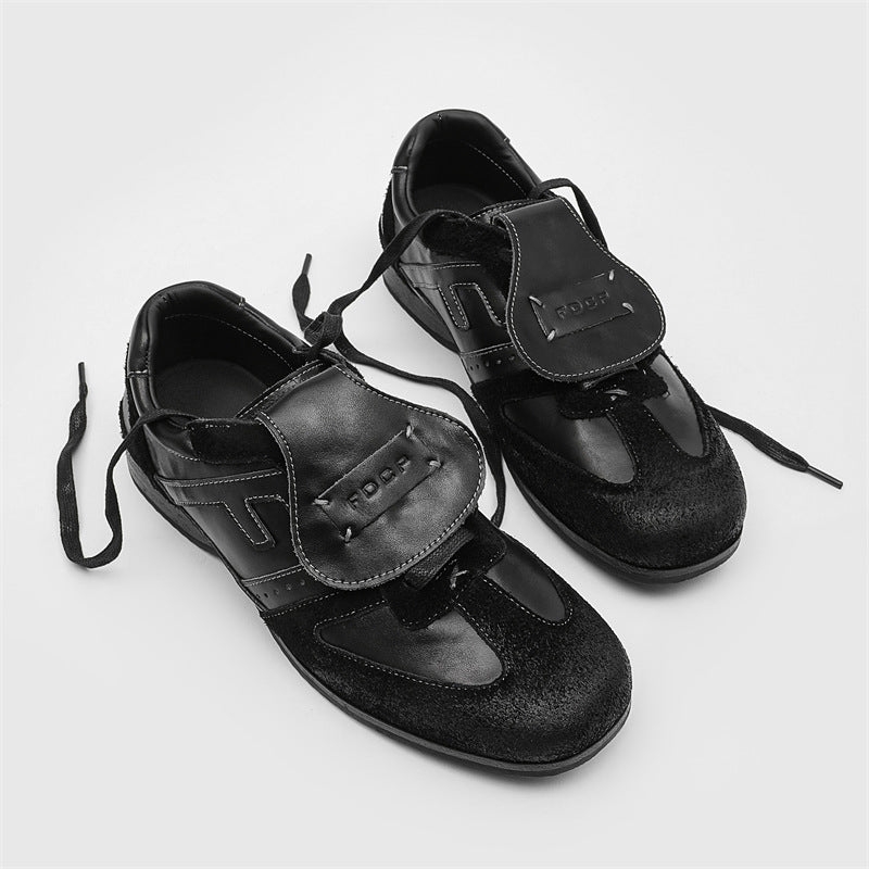 Mens Ultra-minimalist Boxing Shoes And Trendy English Derby Shoes