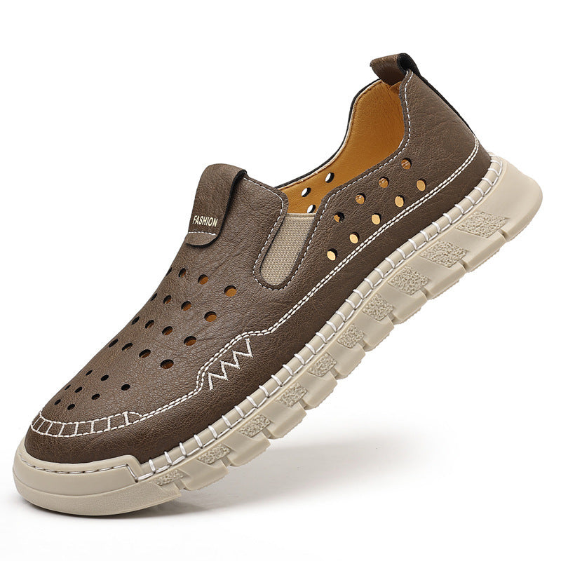 Mens Breathable Hollowed Out Casual Shoes For Summer