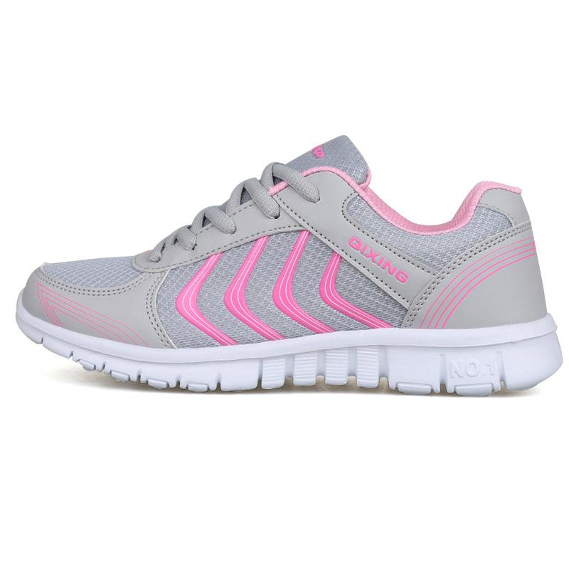 Ladies Running Shoes Ultralight Low-top Casual White Shoes