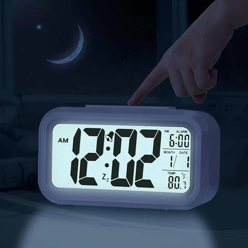 Digital LCD Alarm Clock