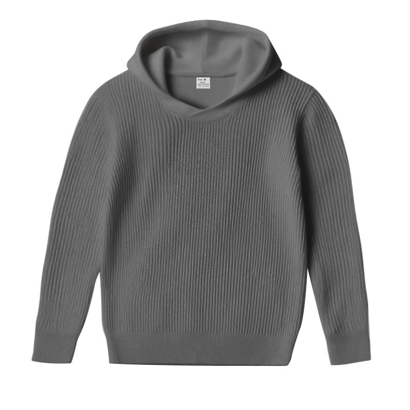 Mens Thickened Hooded Sweater For Winter