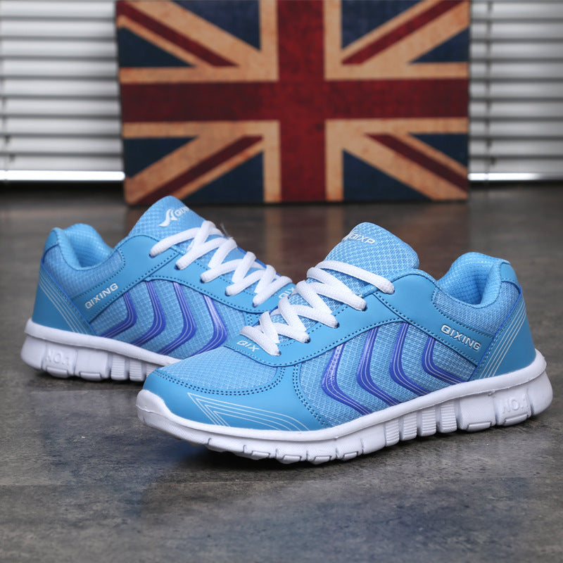 Ladies Running Shoes Ultralight Low-top Casual White Shoes