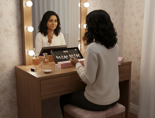 Febble - Pink Butterfly Dream Crystal Nails (Original)