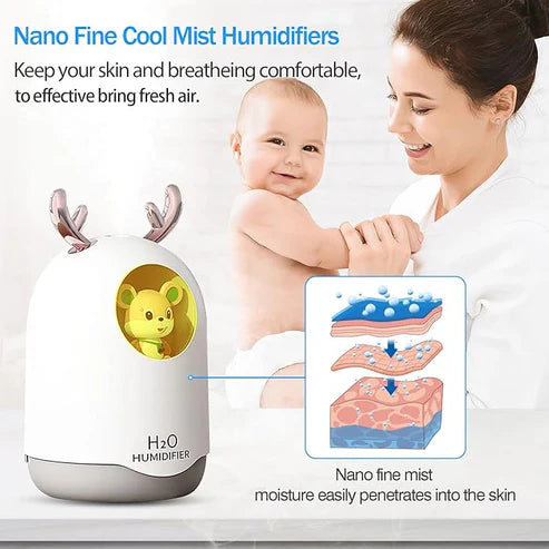 H2O Deer Antler LED Mini Humidifier