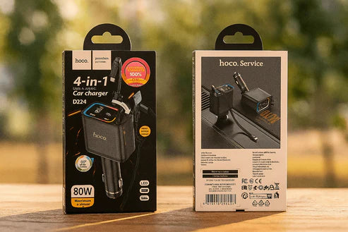 Hoco - 4-in-1 Car Charger