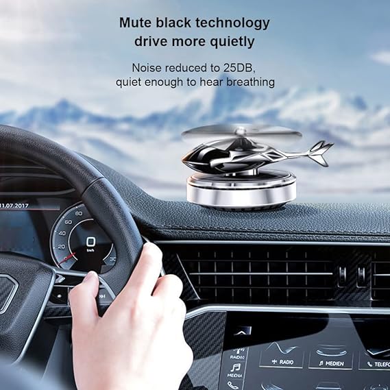 Solar Helicopter Car Air Freshener