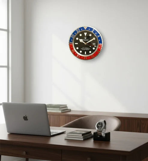 Rolex-Inspired GMT Wall Clock