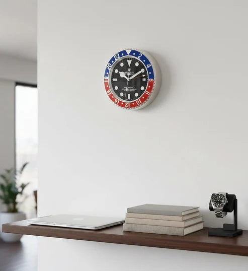 Rolex-Inspired GMT Wall Clock