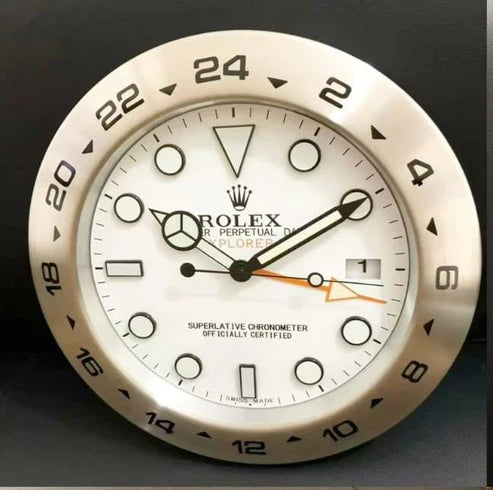 Rolex-Style Explorer Wall Clock
