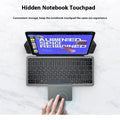 Three-in-one Wireless Bluetooth Touch Pad Wireless Keyboard Leather Sheath Stand Ipad Mobile Phone Universal