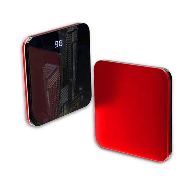 Ultra-Thin Mirror Mini Charging Treasure