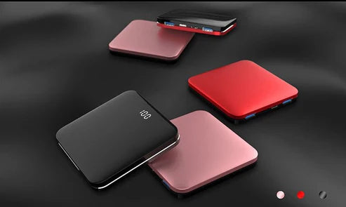 Ultra-Thin Mirror Mini Charging Treasure